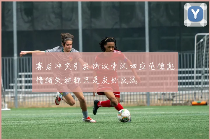 赛后冲突引发热议索汉回应范德彪情绪失控称只是友好交流